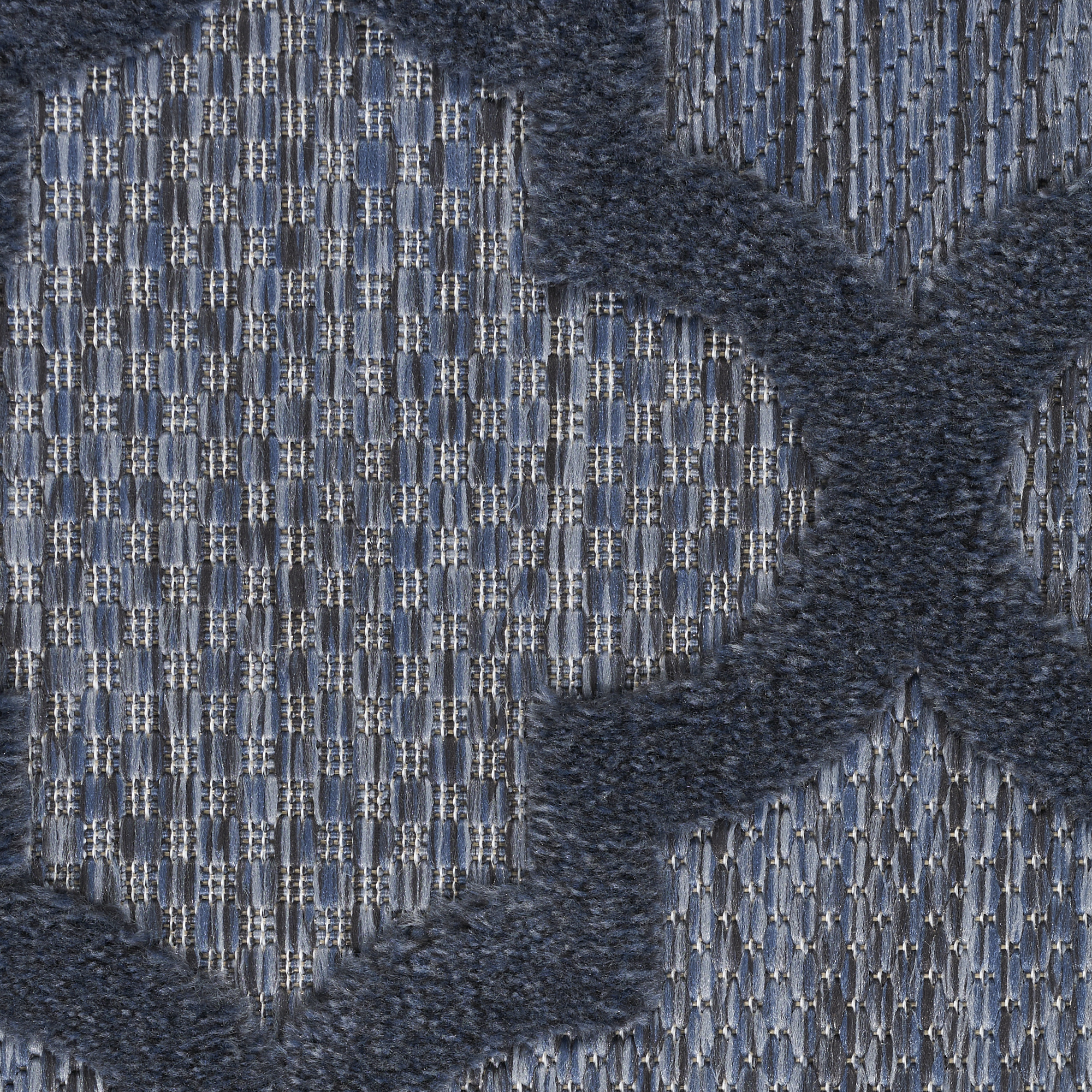 Nourison Easy Care 2' x 4' Navy Blue Modern Rug