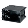 ONE-BOX Non-Metallic Outlet Box, New/Retrofit, 1-Gang, Horizontal