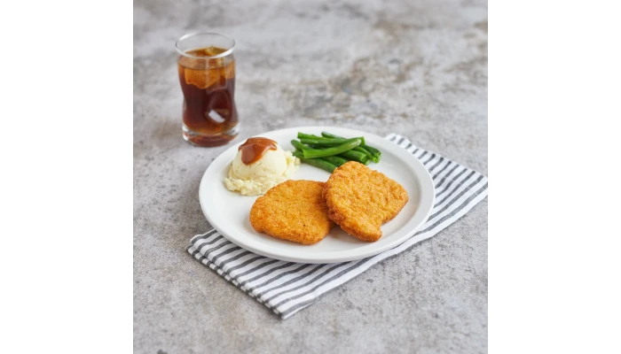 AdvancePierre™ Red Label Fully Cooked Breaded Pork Patties, 3.2 oz_image_1