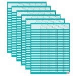 Creative Teaching Press&reg; Turquoise Incentive Chart, 17" x 22", Pack of 6 CTP5105-6
