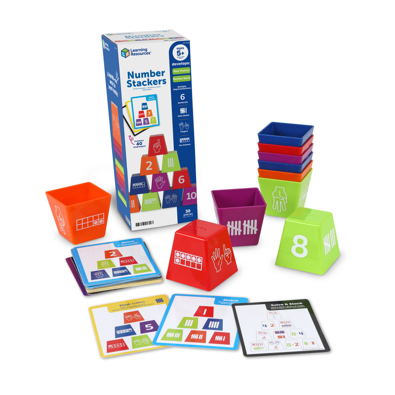 Number Stackers Math Activity Set