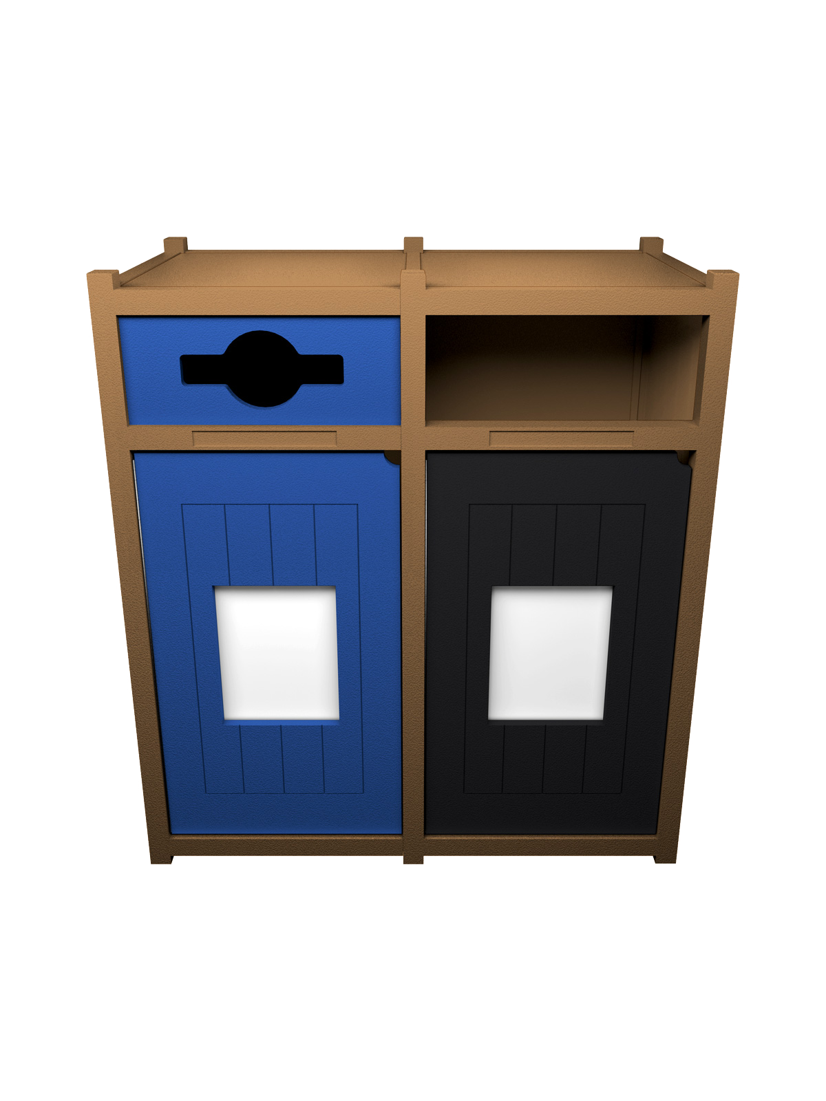 VISION – Double – Unit – Mixed-Full – Cedar-Blue-Black