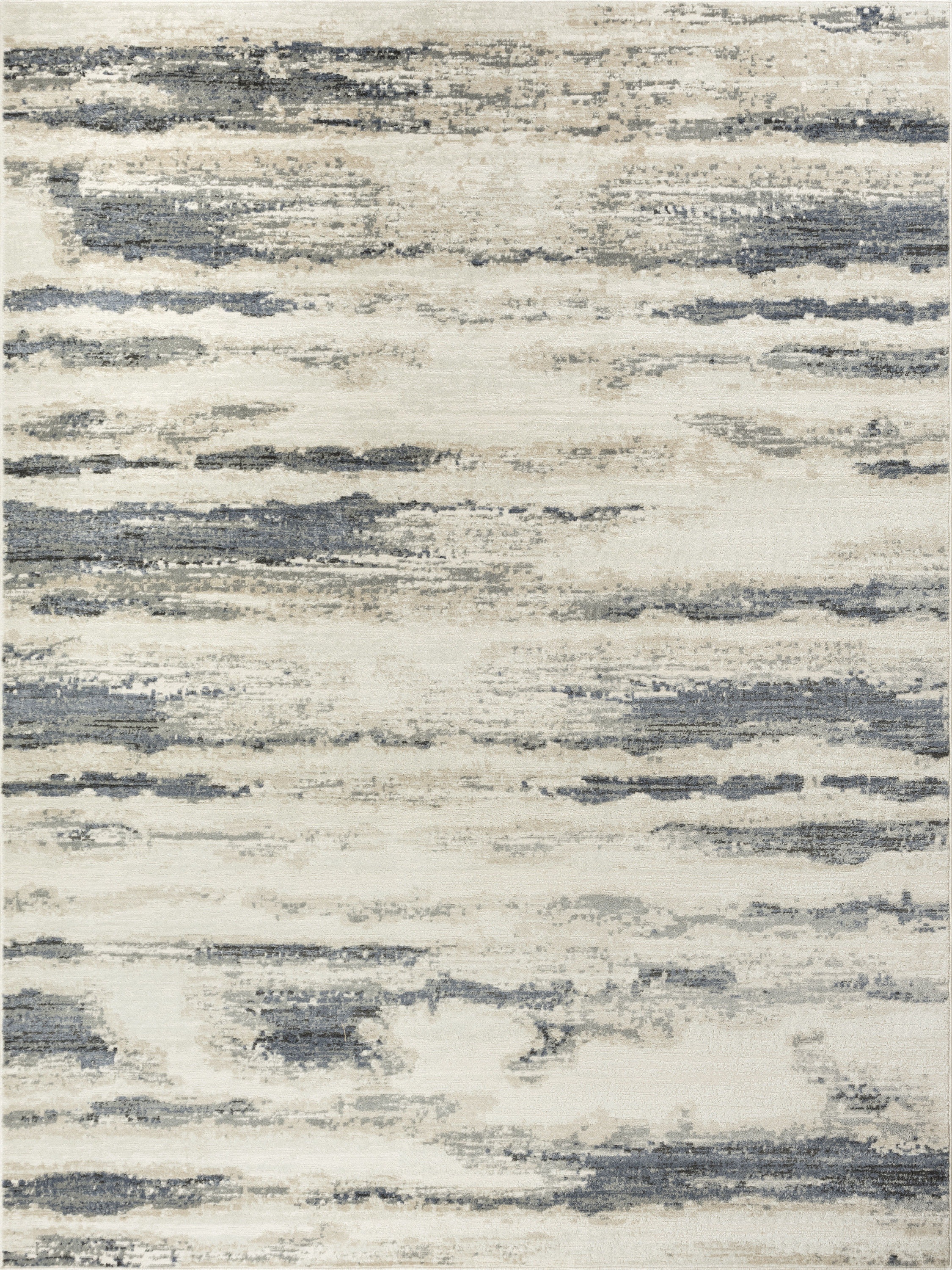 Nourison Serenity Home 9' x 12' Blue Multicolor Modern Indoor Rug