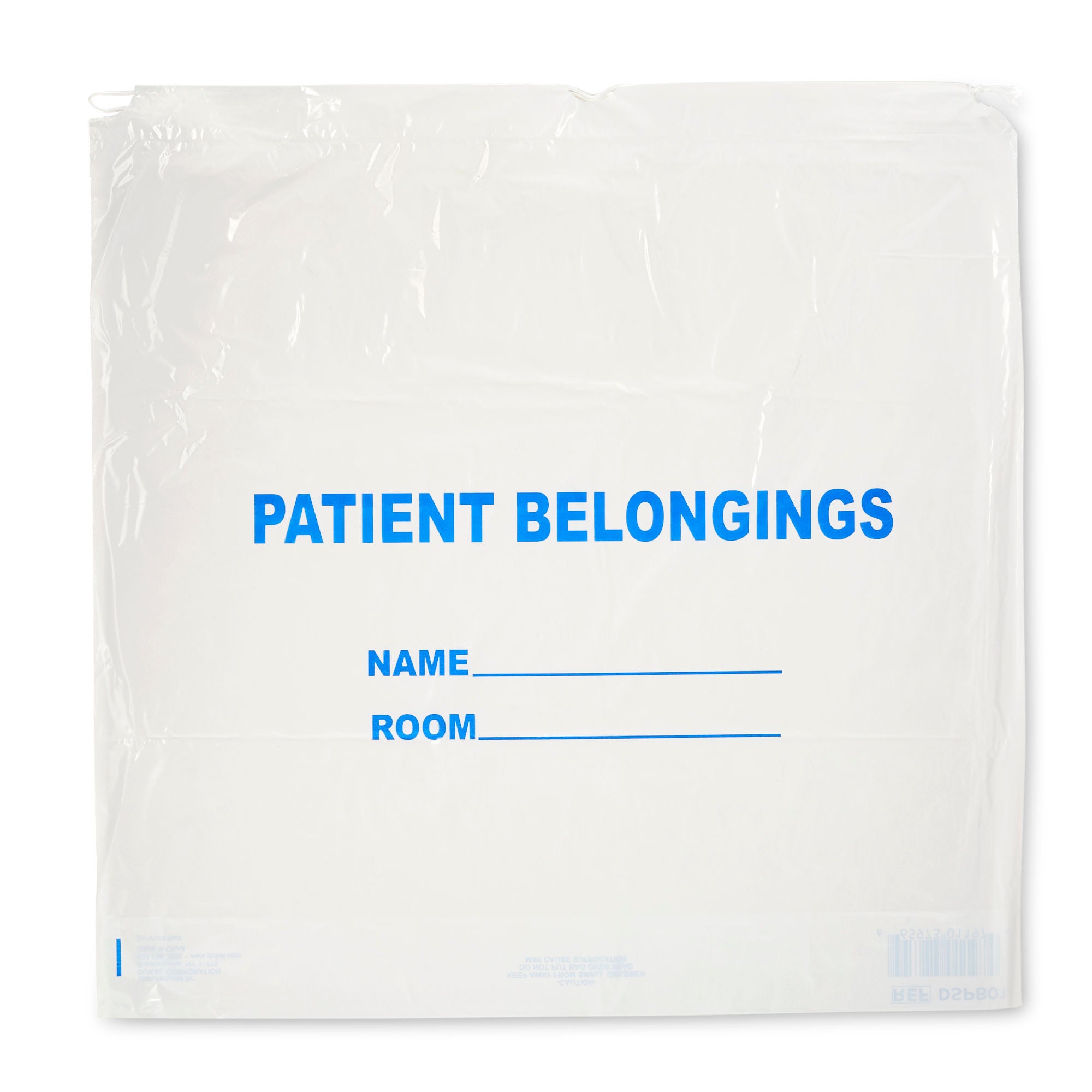 Dukal® Patient Belongings Bag, White