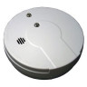 Battery Operated Photoelectric Smoke Alarm 9V85dB at 10ft White Round Test Button