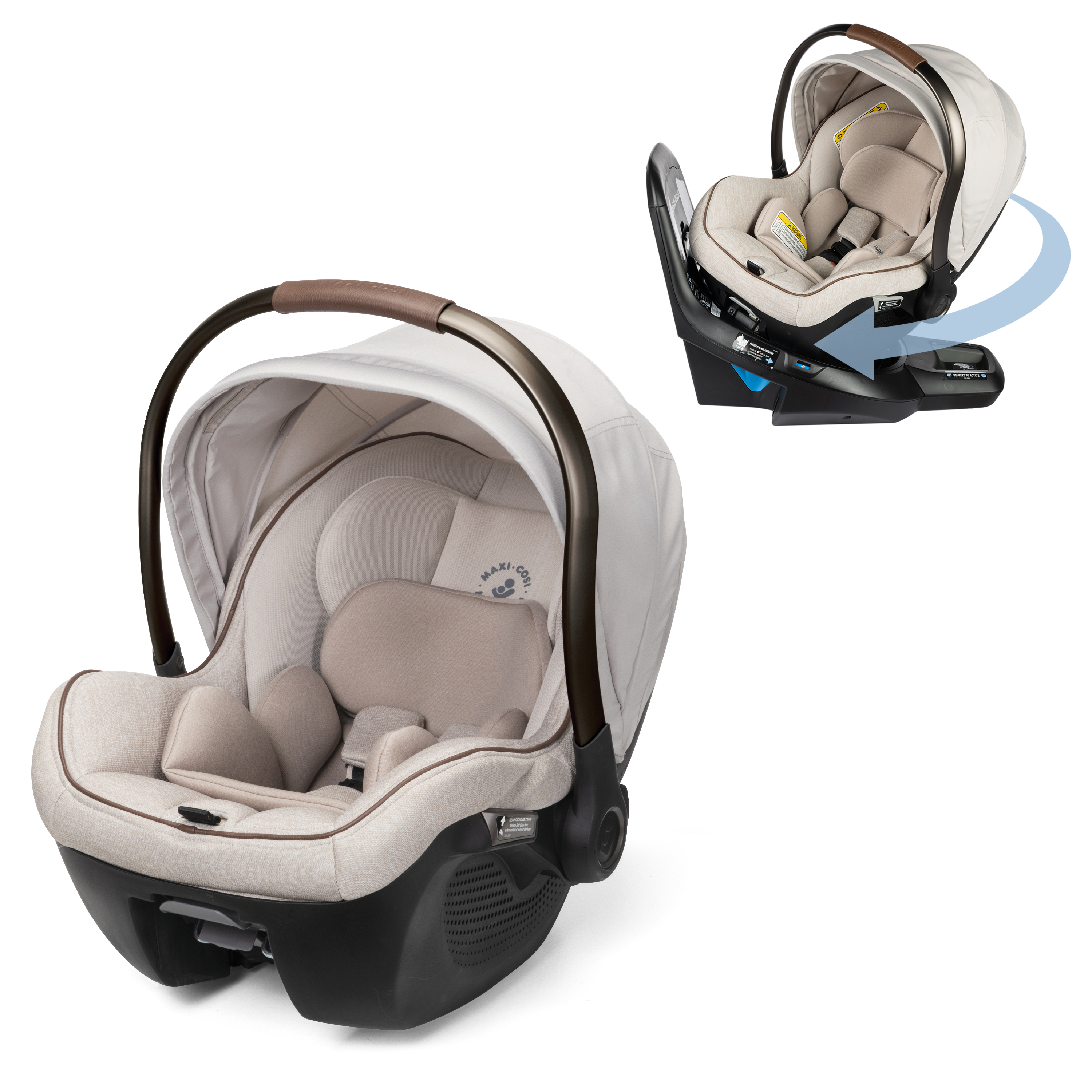 Photos - Car Seat Maxi-Cosi Peri™ 180° Rotating Infant , Desert Wonder IC364GKF 
