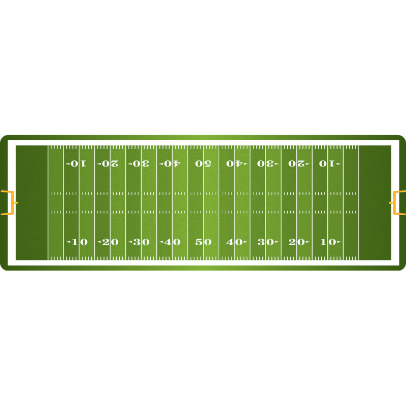 The Original Fun Mat™, Mat Runner, 15.5" x 47", Football Field