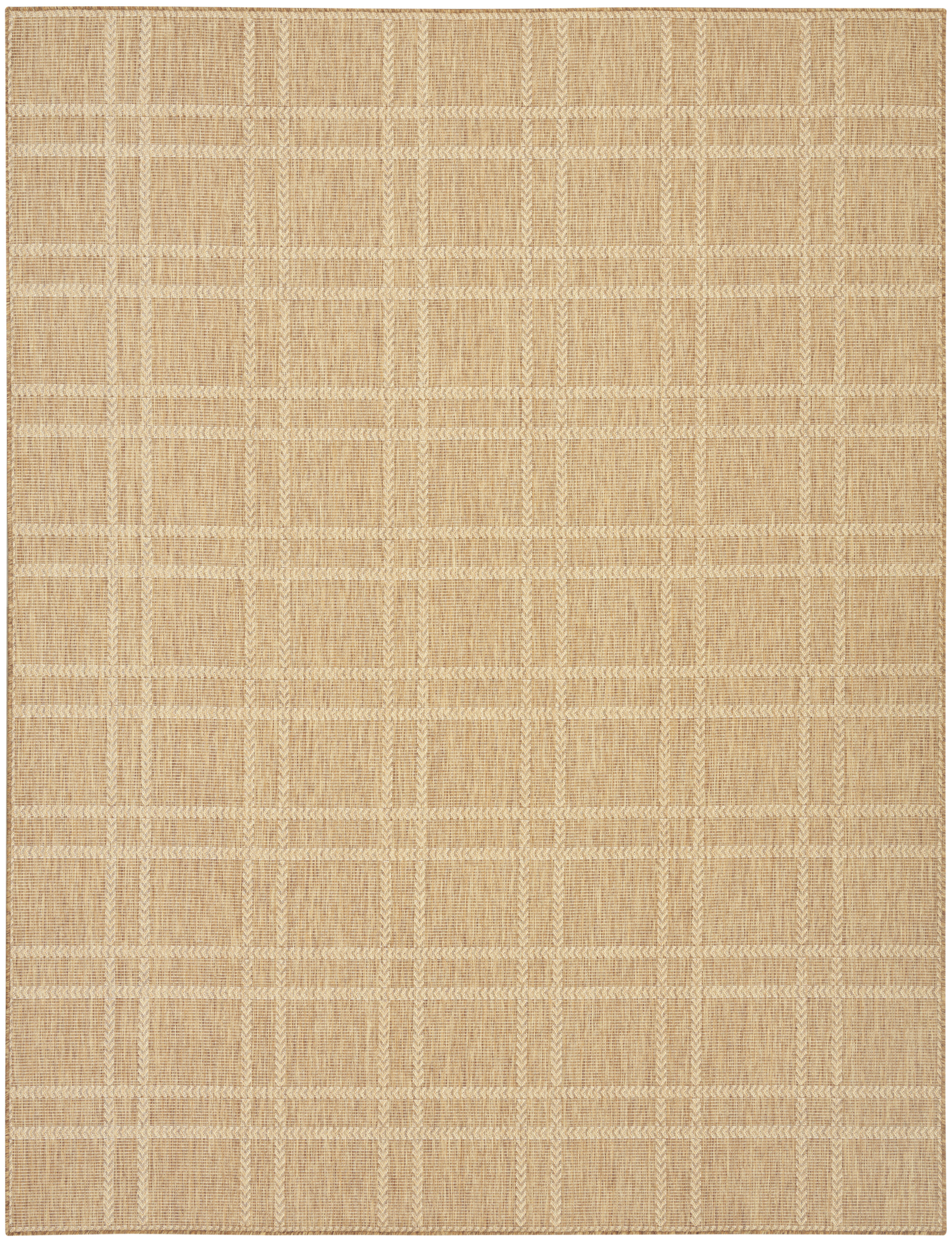 Nourison Horizon Indoor/Outdoor 9' x 12' Natural Modern Rug