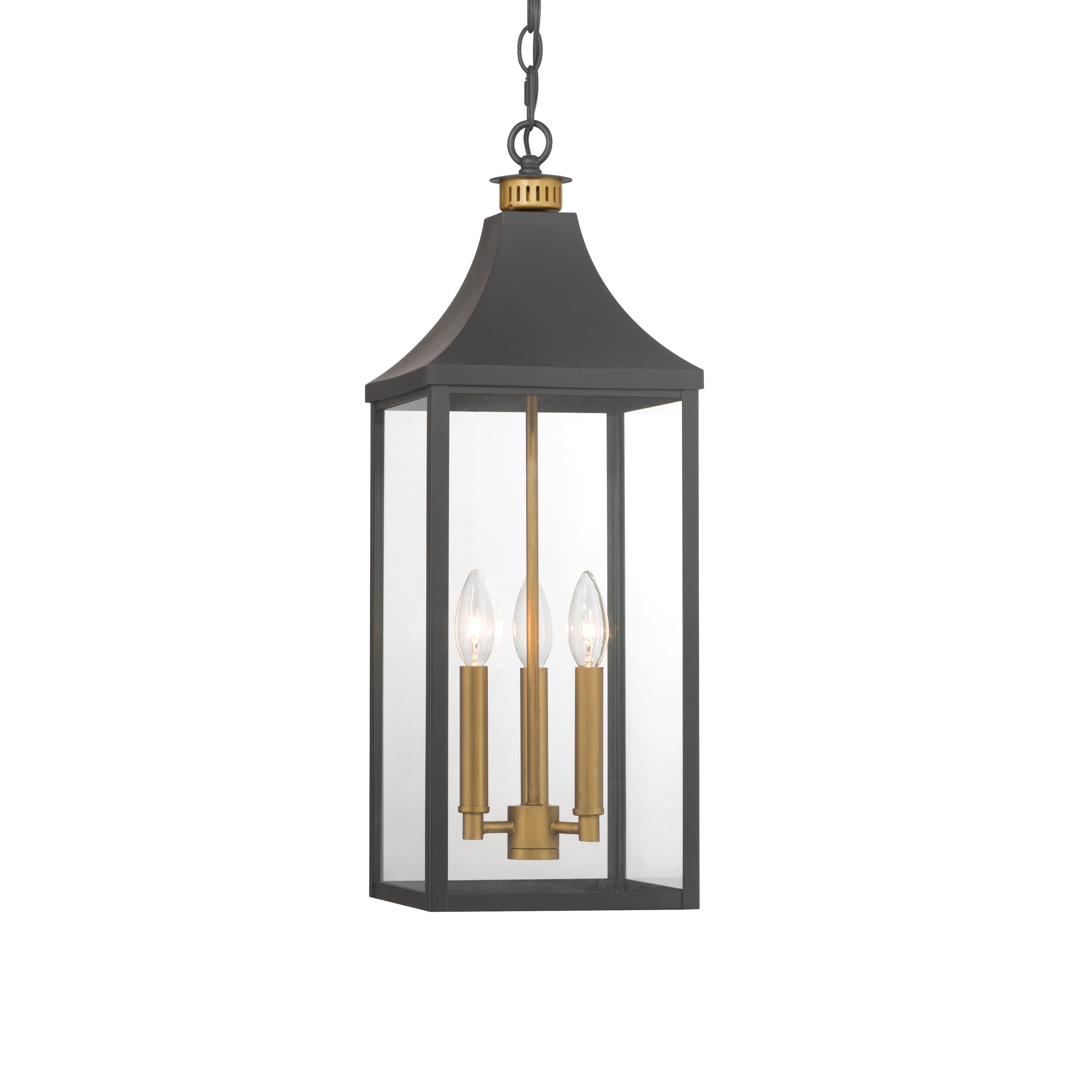 Hurstborne 8.5" 3-Light Outdoor Hanging Lantern