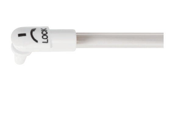 AMT MINI™ Classic Right Angle Connector with Bolus Adapter, 24 Inch, Purple