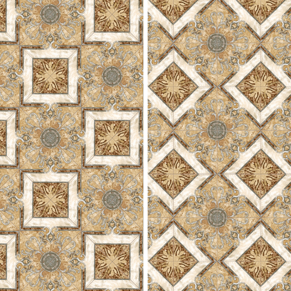 Touba 17-5/8 in. x 17-5/8 in. Ceramic Floor and Wall Tile