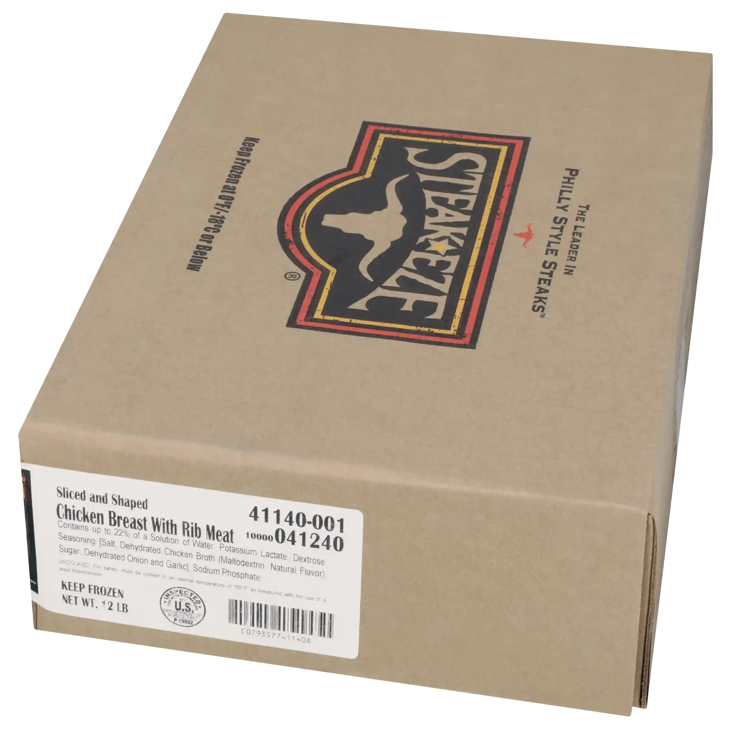 Steak-EZE® Sliced & Shaped Chicken Breast W/Rib Meat_image_5