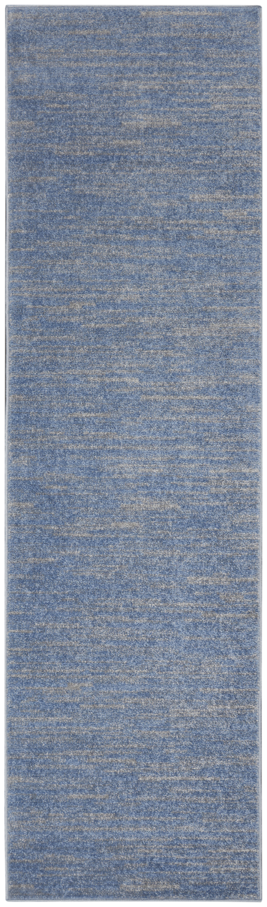 Nourison Nourison Essentials 2'2" x 10' Blue Grey Outdoor Rug