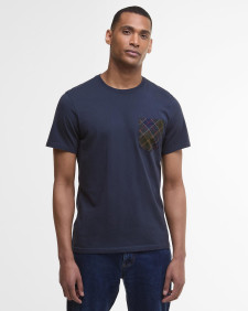 T-Shirt con taschino in tartan Arnside 