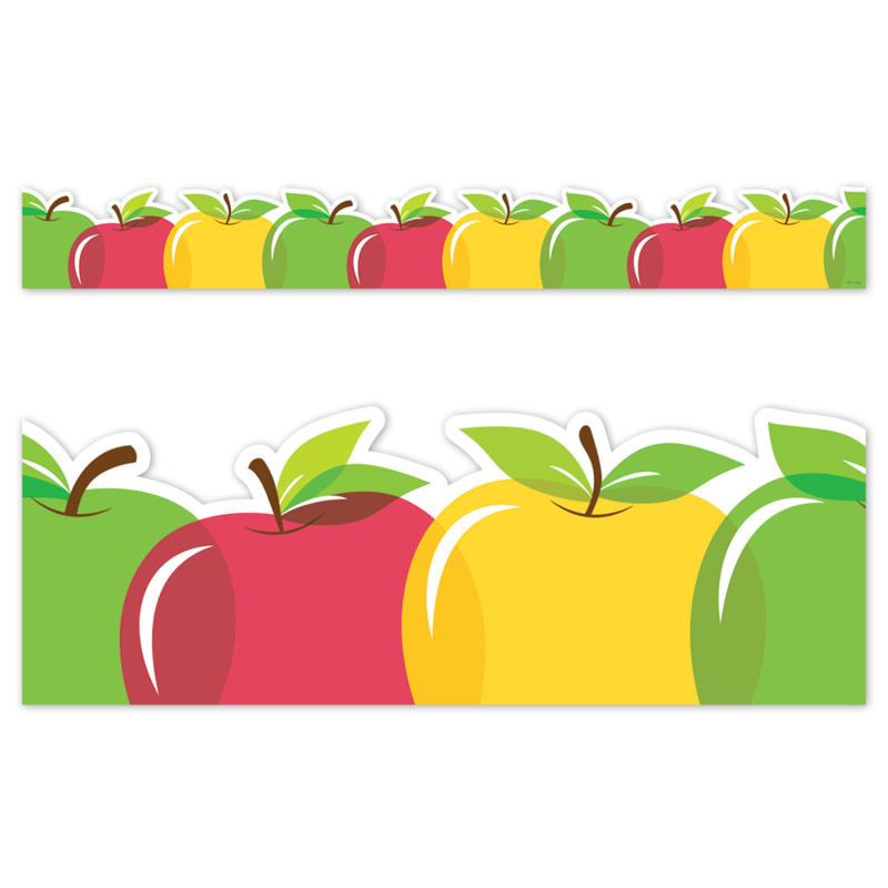 Apple Time Apples EZ Border, Bulletin Board Border, 48 Feet