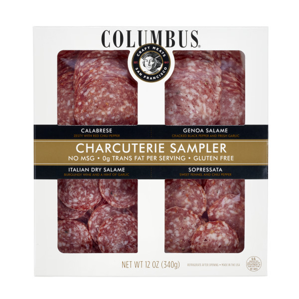 COLUMBUS(r) Charcuterie Sampler, 8/12 oz. . C1CB - Front Center Inner Pack (Hi Res)