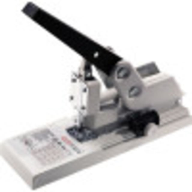 High capacity stapler with adjustable depth guide to easily staple up to 170 sheets.