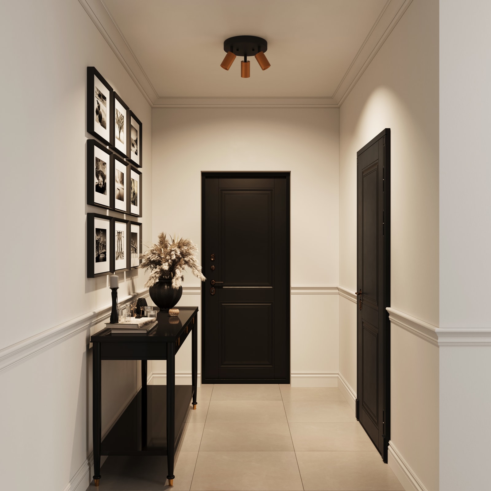 Shura 3 Head Round Flush Mount — installation 6