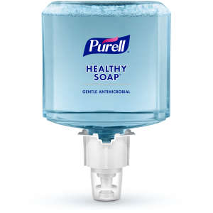 GOJO, PURELL HEALTHY SOAP™, 0.5% BAK Antimicrobial Foam Hand Sanitizer, PURELL® ES4 Push-Style Soap Dispenser 1200 mL Cartridge