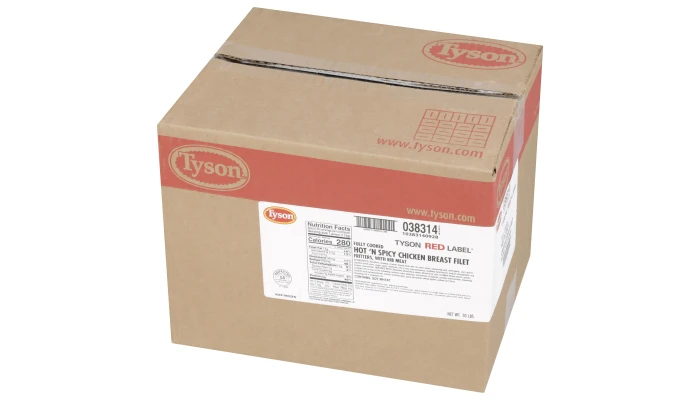 Tyson Red Label® Fully Cooked Hot & Spicy Chicken Breast Filet Fritters, 4 oz. _image_5