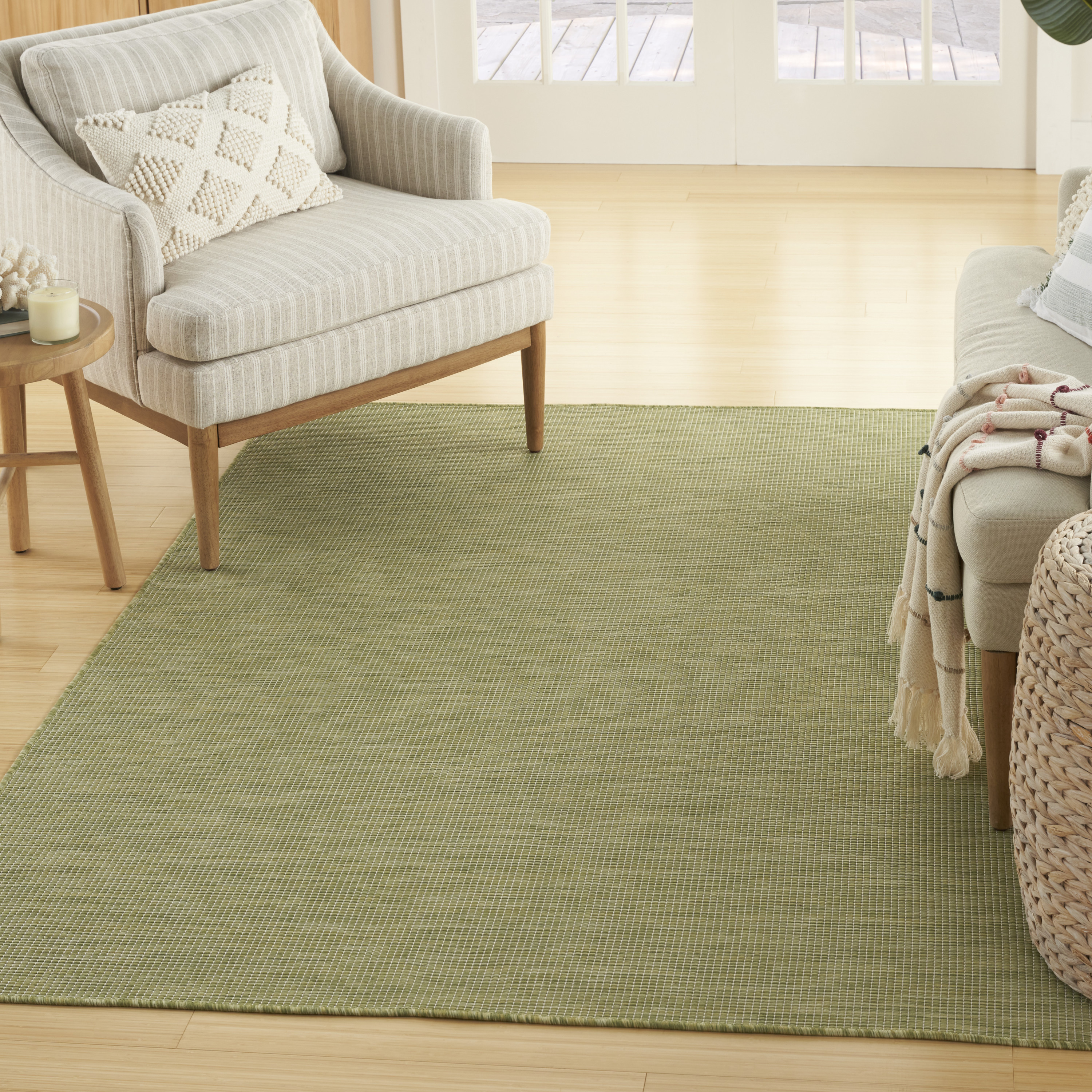 Nourison Positano 7' x 10' Green Modern Rug