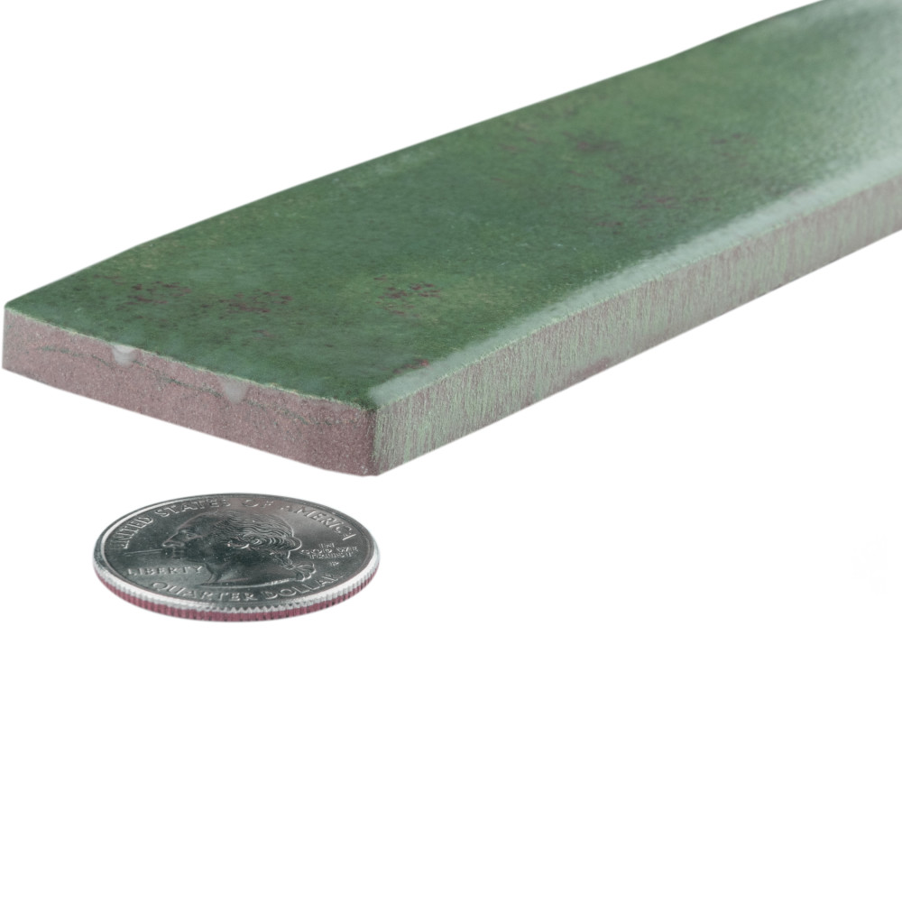 Phoenix Green 1-7/8 in. x 17-3/4 in. Porcelain Floor and Wall Tile