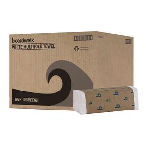 Boardwalk, Folded Towel, C-Fold, 1 ply, White