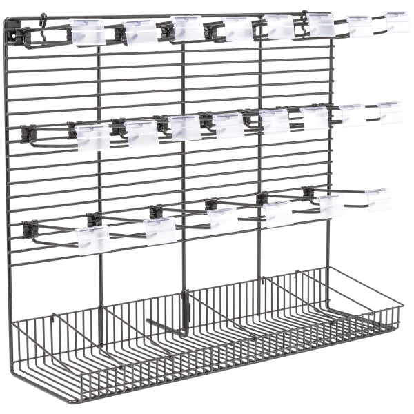 Black Counter with Basket Candle Rack