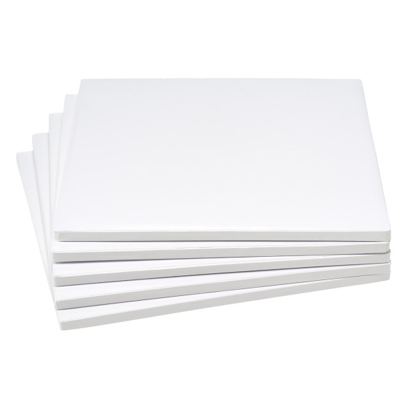 14" Square White Foil Cake Board