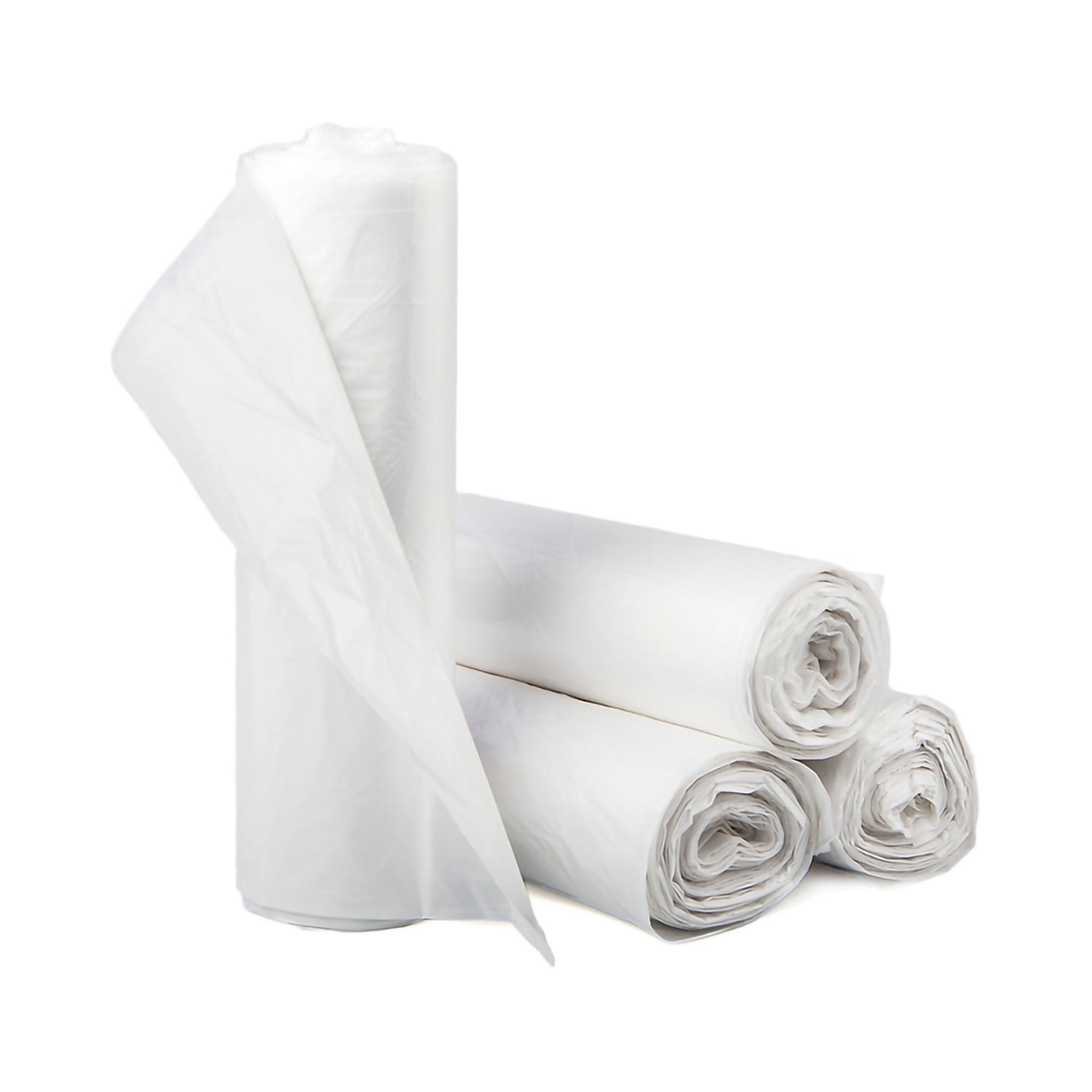 McKesson Super Plus Duty Trash Bag, Clear, 60-gallon Capacity