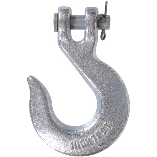 Hardware Essentials Zinc Chain Hook Clevis Type Slip Hook 1/4