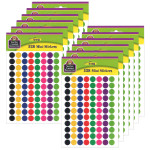 Teacher Created Resources&reg; Colorful Circles Mini Stickers, 3/8" Diameter, 528 Per Pack, 12 Packs TCR4820-12