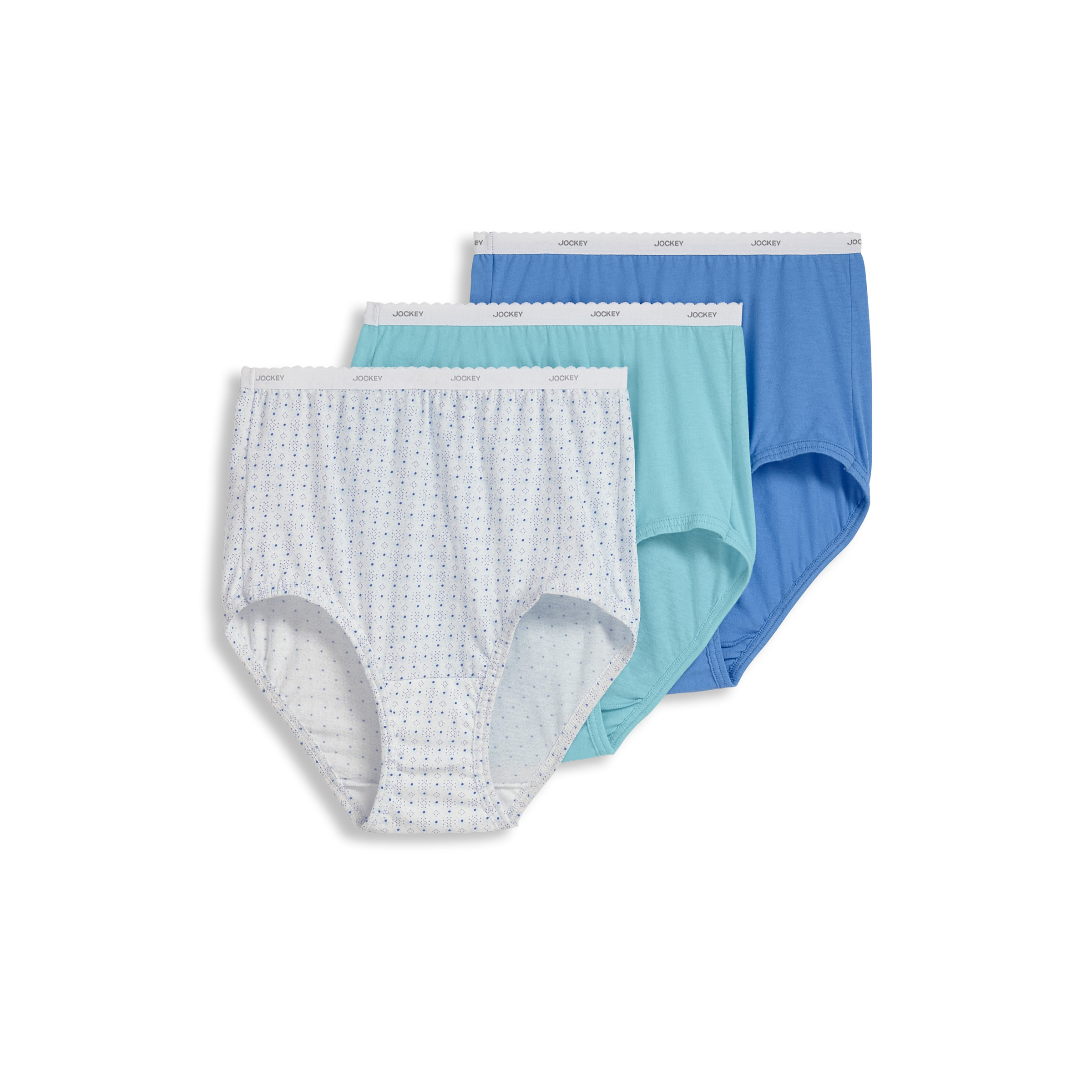 Jockey Women's Plus Size Classic Brief - 3 Pack - Picture 22 of 39