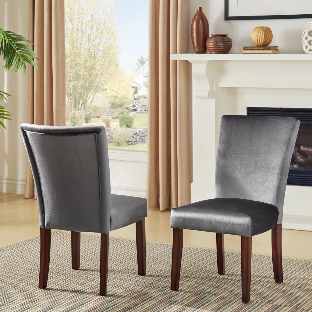 Upholstered Parson Dining Chairs (Set of 2)