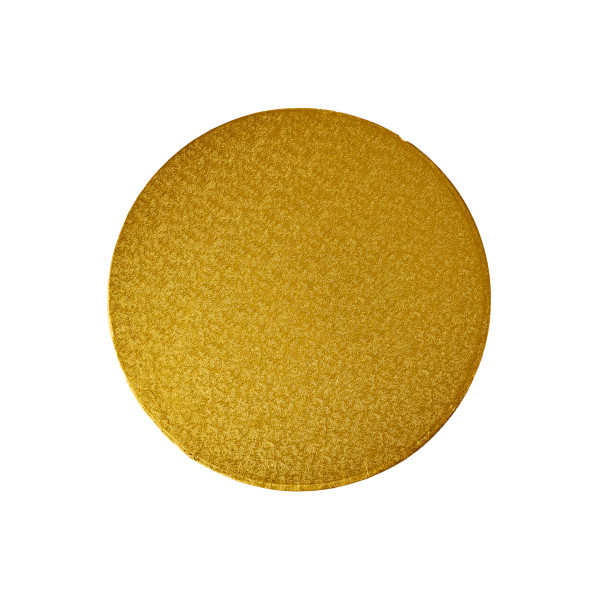14" Round Gold Foil Cake Board