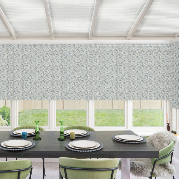 Connie Blackout Bluebell Roller Blind