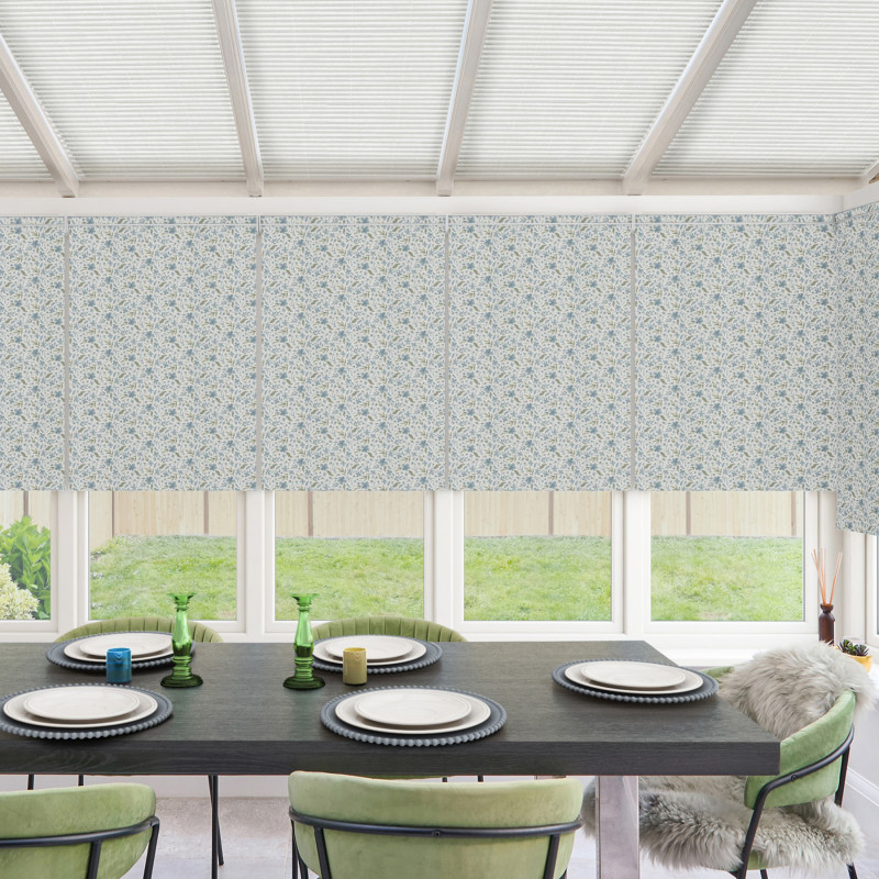 Connie Blackout Bluebell Roller Blind