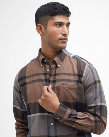 Camicia Dunoon a maniche lunghe dalla vestibilità leggermente aderente 