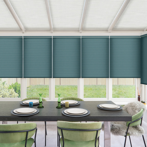 Baden Peacock Roller Blind