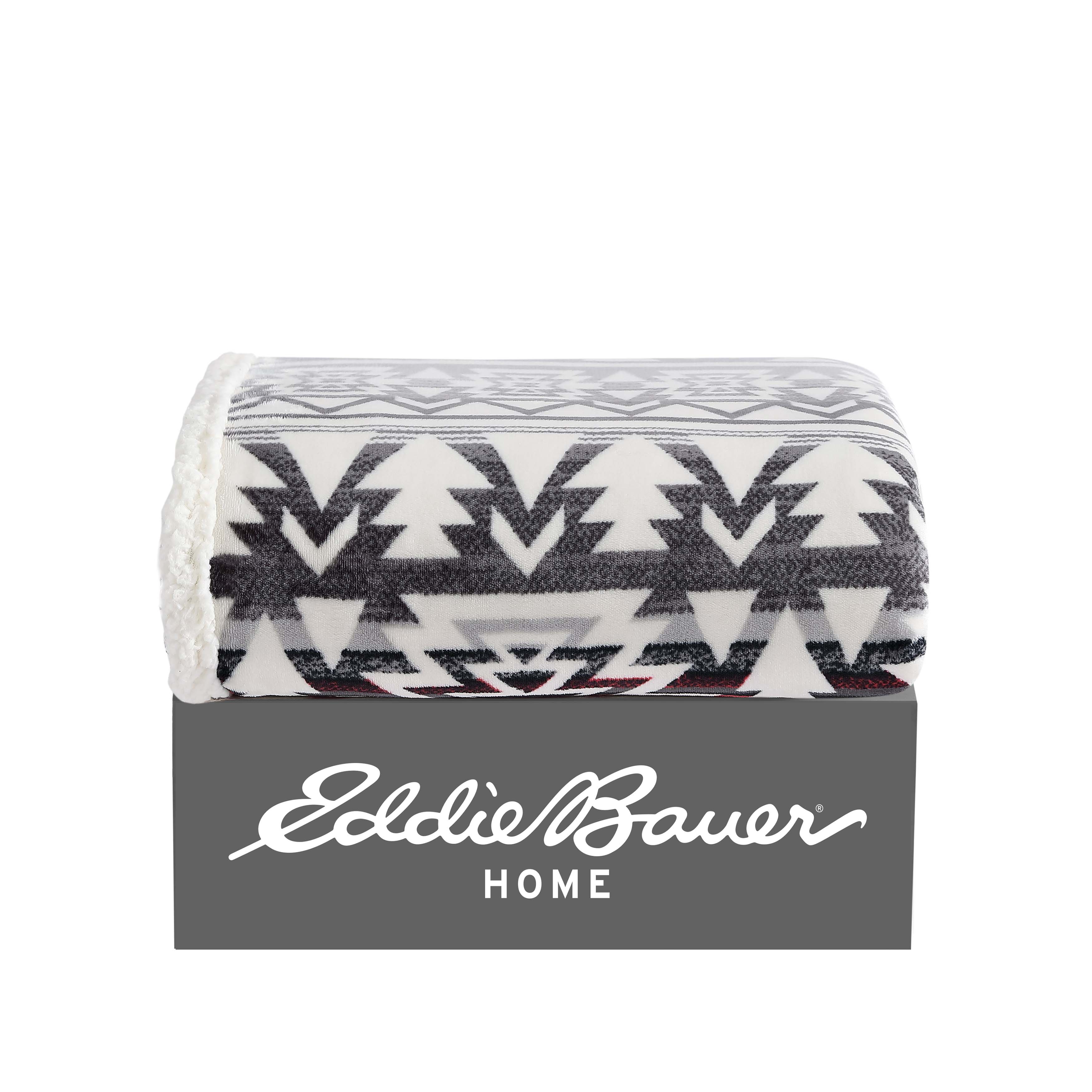 Eddie Bauer Plush-Fleece Throw Blanket