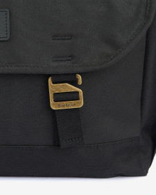 Essential Waxed Messenger Bag Classic Black