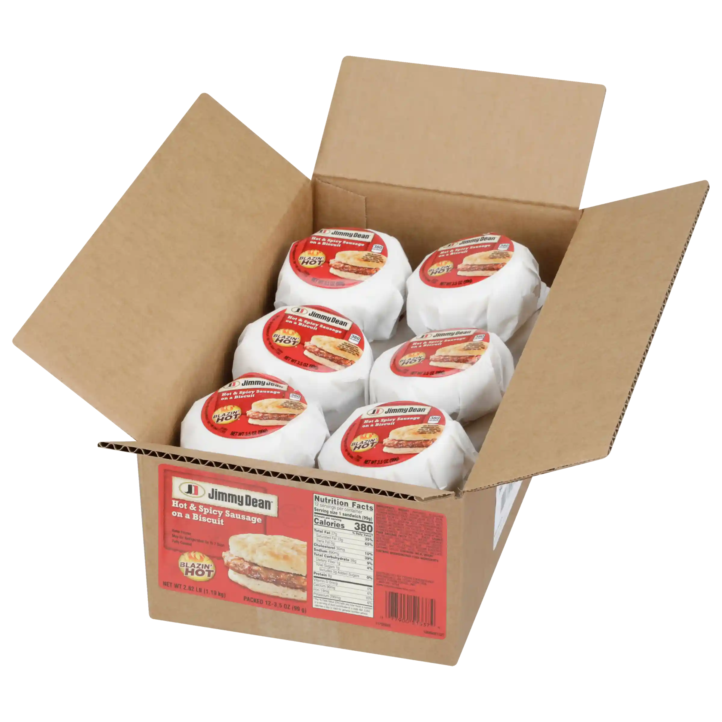 Jimmy Dean® Butcher Wrapped Blazin' Hot® Hot & Spicy Sausage Biscuit_image_21
