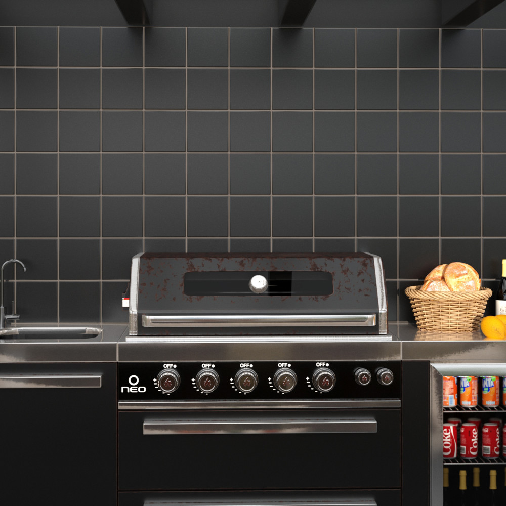 Monocolor Special Nero 7-7/8 in. x 7-7/8 in. Ceramic Floor and Wall Tile