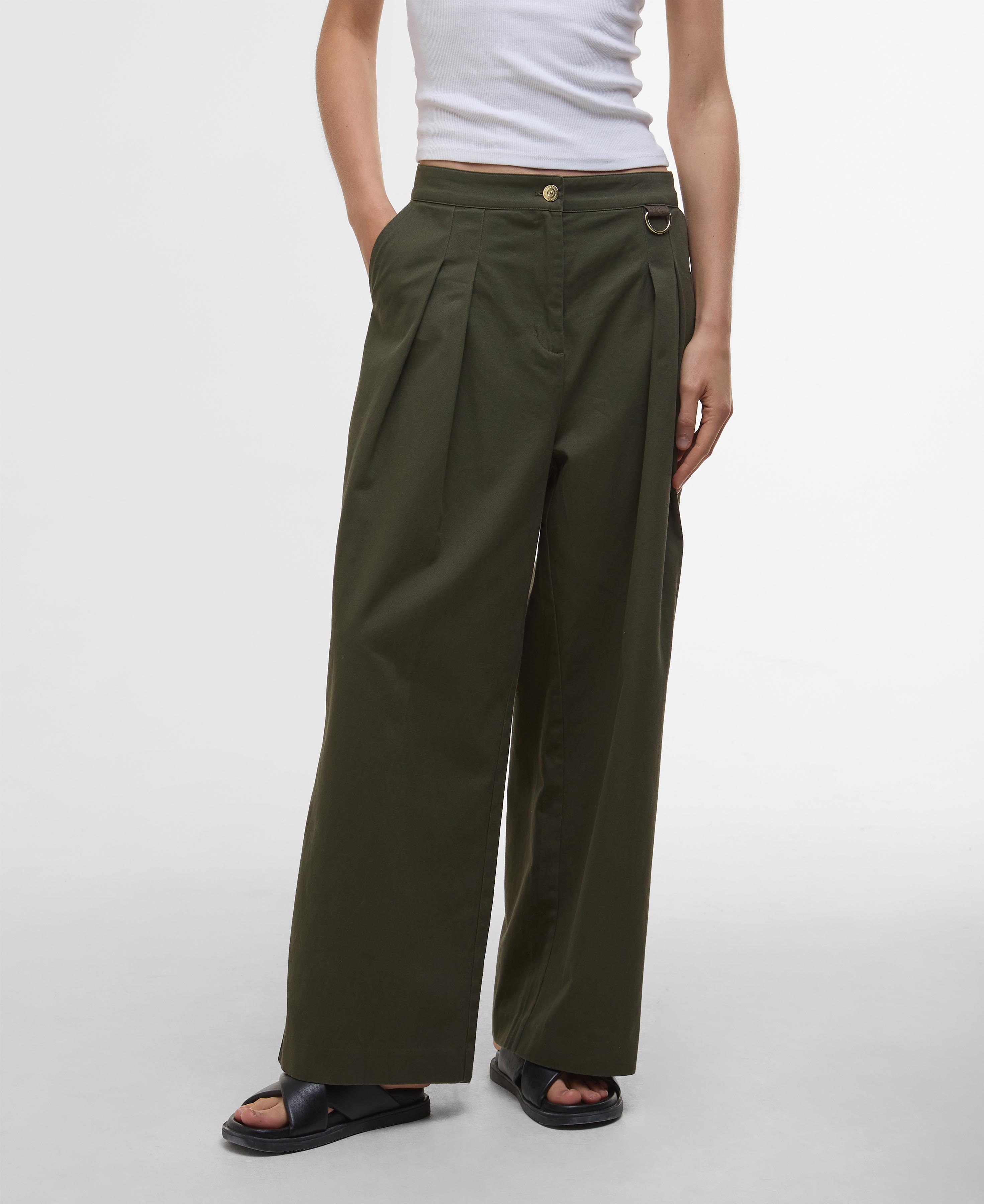 Dakota Wide-Leg Trousers image number 1