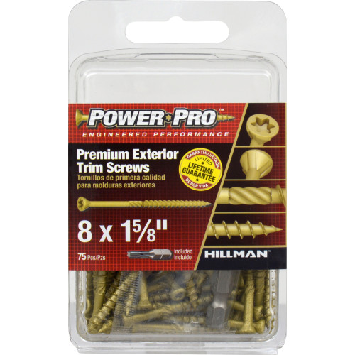Power Pro Premium Exterior Trim Screws Trim Screws Screws Construction Fastener Products