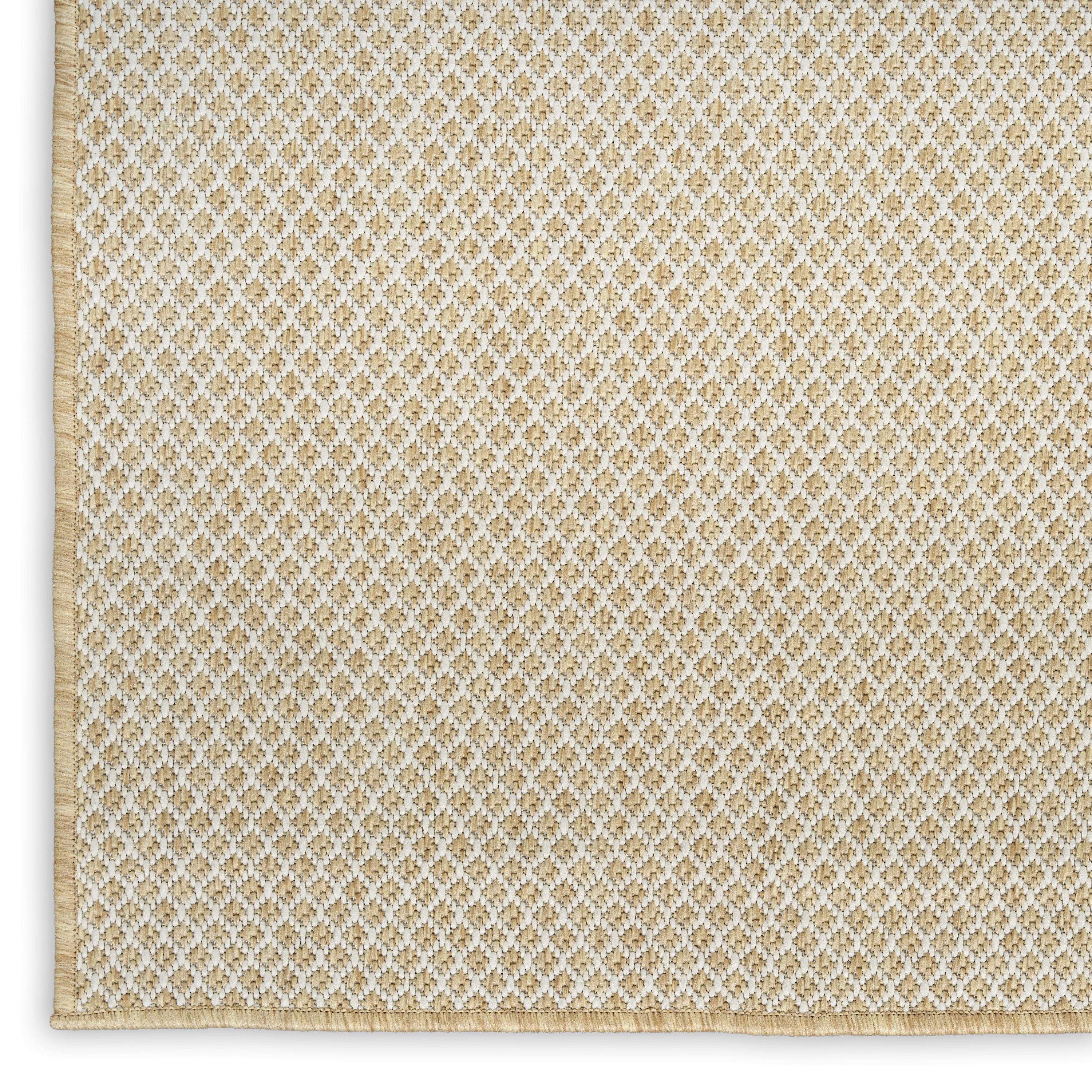 Nourison Courtyard 2' x 6' Natural Modern Rug
