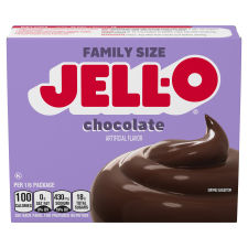 JELL-O Chocolate Instant Pudding & Pie Filling, 5.9 oz Box