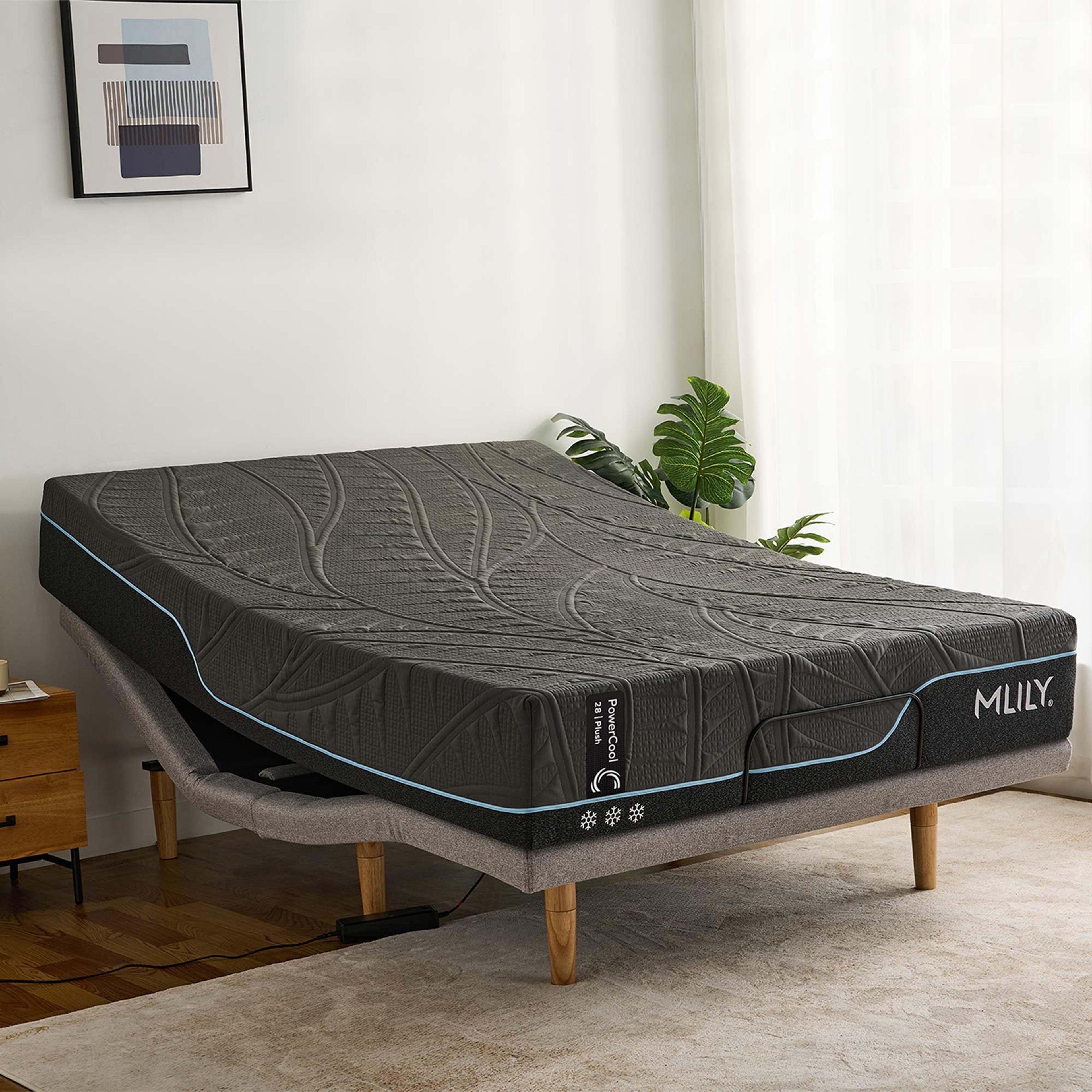 Lifestyle image of the Mlily Powercool 28 Mattress, Plush from Forty Winks