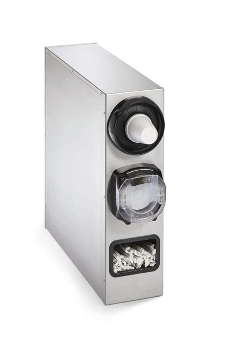 Configurable Stainless Steel Dispenser Cabinets with LidSaver® 3 Lid Dispenser Options