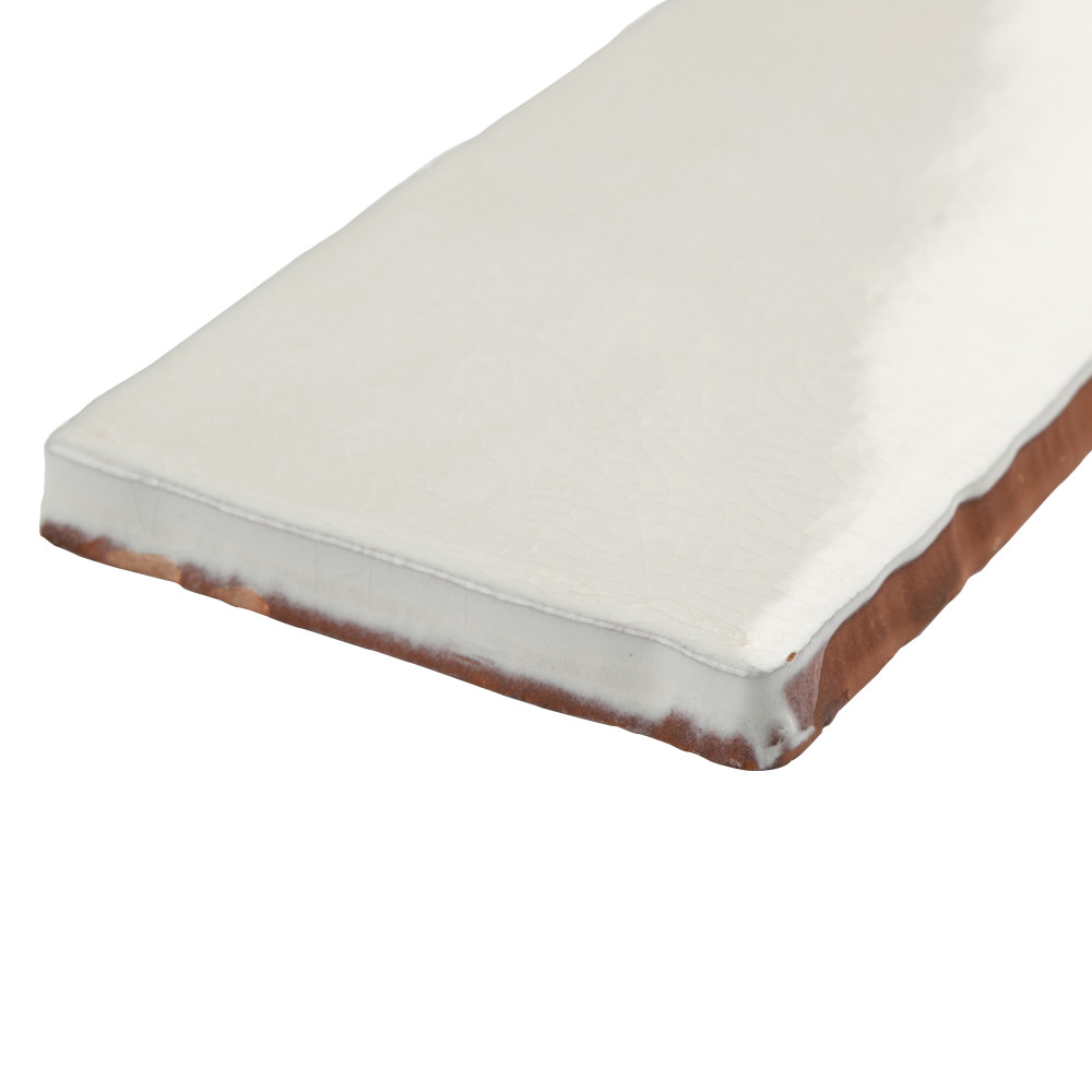 Antic Craquelle White 3x6 Rectangle Ceramic Wall Only Digital Pattern